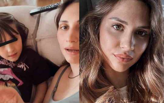 Beatrice Valli e sua figlia Azzurra