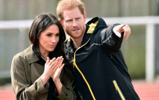 Il principe Harry e sua moglie Megan Markle